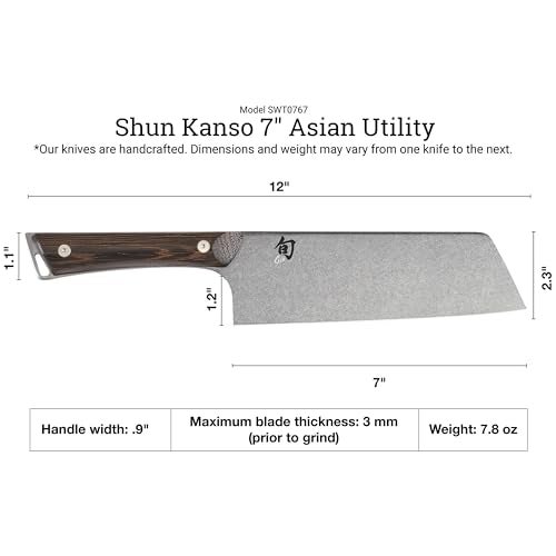 Shun Kanso 7" Asian Utility Knive - Image 5