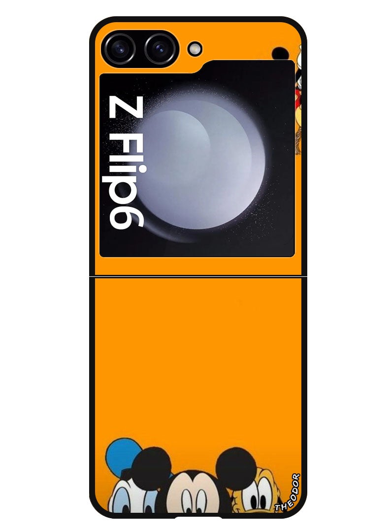 Theodor Protective Case Anti Scratch Shock Proof Bumper Cover For Samsung Galaxy Z Flip 6 Cartoons - Image 1