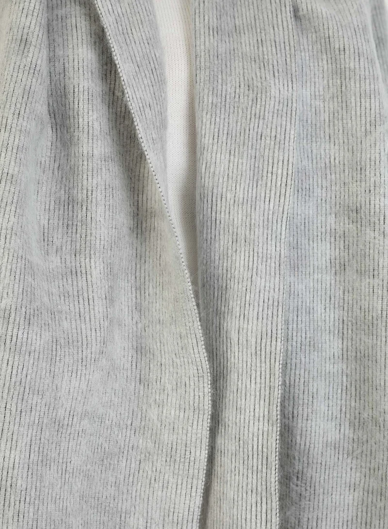 Mervin Şal by Modanisa Wool Blend Plain Fringe Shawl Wrap