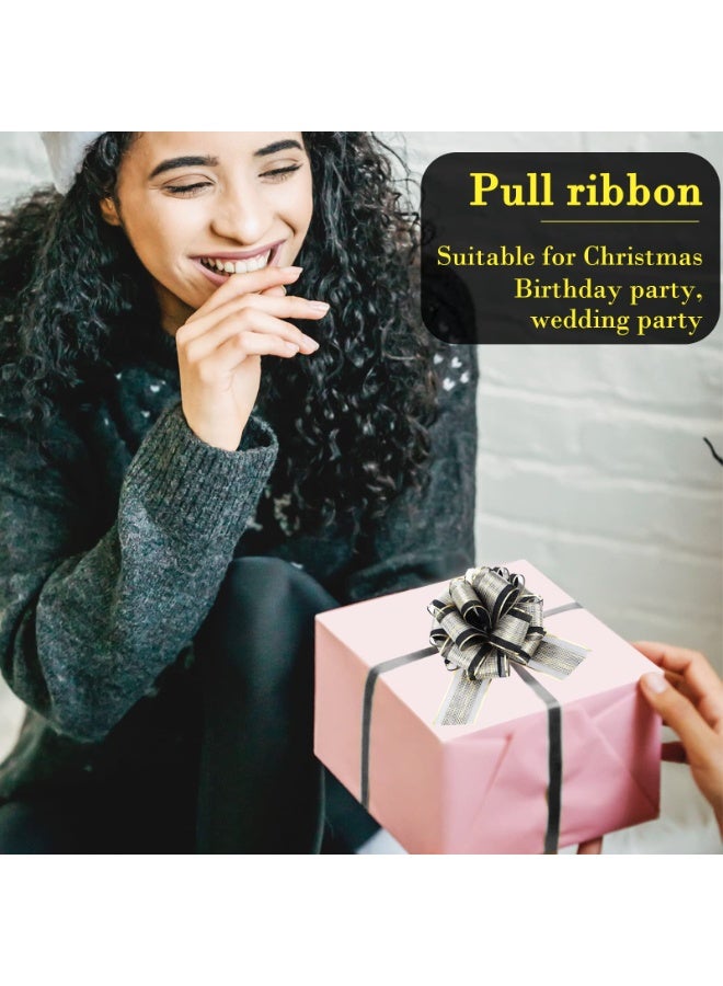 Chielor 20 Pieces Large Pull Bow Gift Wrapping Bows, Pull Bow with Ribbon for Wedding Christmas Birthday Valentine Party Car Baskets Bouque Decoration Hampers Florist - Image 3