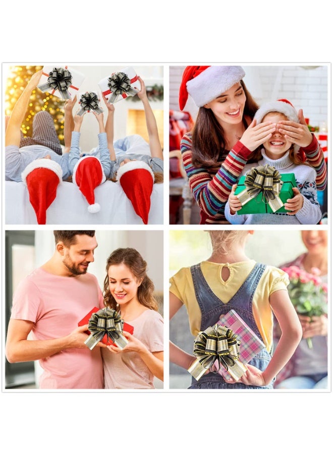Chielor 20 Pieces Large Pull Bow Gift Wrapping Bows, Pull Bow with Ribbon for Wedding Christmas Birthday Valentine Party Car Baskets Bouque Decoration Hampers Florist - Image 5