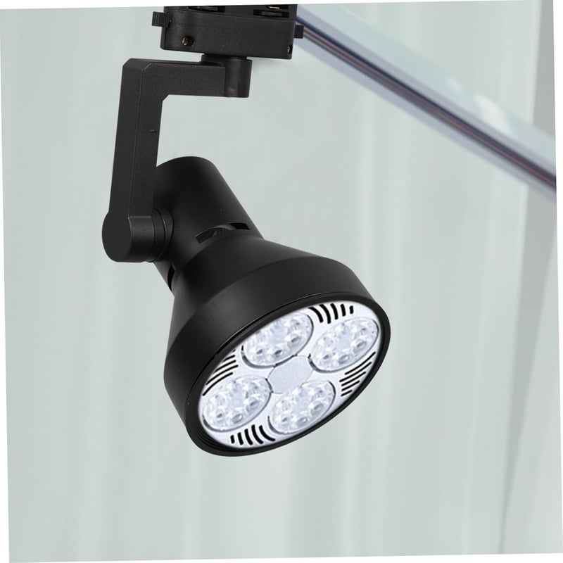 الخيار الممتاز إيباسنيس تراك سبوتلايت LED قابل للتعتيم PAR30 متوافق مع E27 قابل للتعديل إضاءة السقف للاستخدام الداخلي والخارجي ضوء مهام متعدد الاستخدامات للحفلات وعرض الصور - Image 4