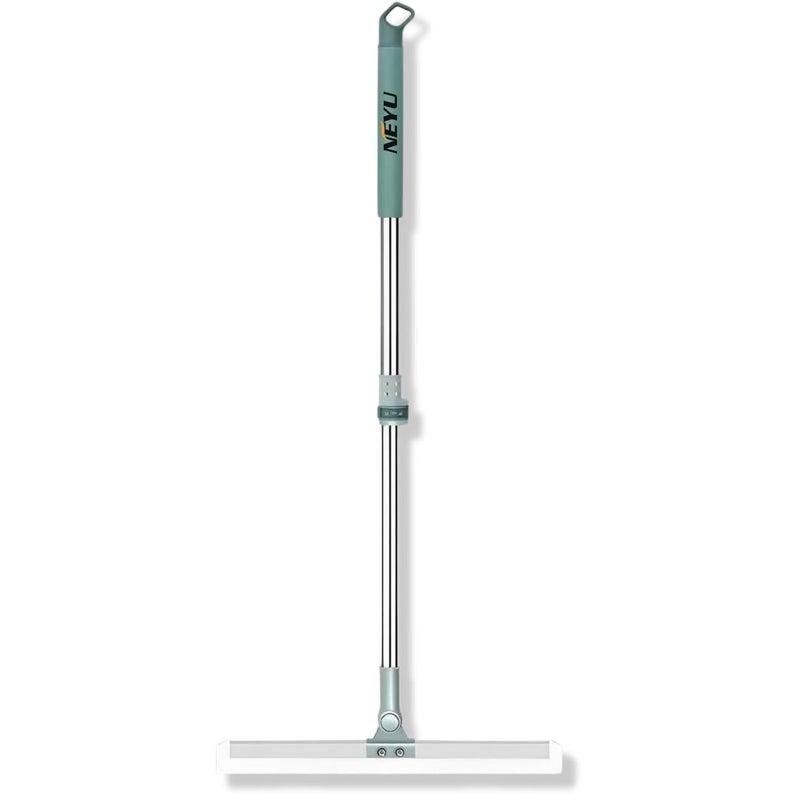 NEYU Multifunctional Magic Broom Sweeper Detachable Indoor Cleaning Broom 180Degree Rotatable Wiper Silicone Floor Squeegee Broom with Extended Handle 3 in 1