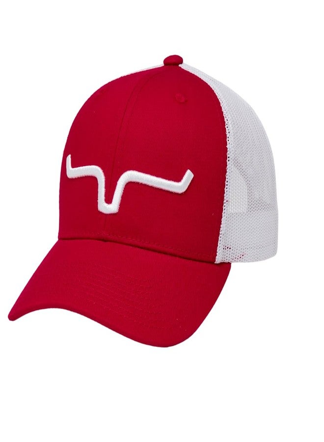 Kimes Ranch Caps Adjustable Snapback Weekly Americana Hat - Red - Image 1