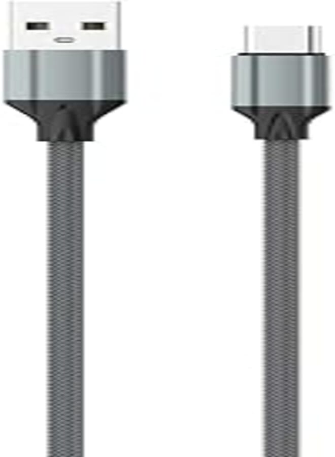 LDNIO LS441 Mobile Phone Cables 2.4A Fast Charging Type-C USB Cable 1M - Grey