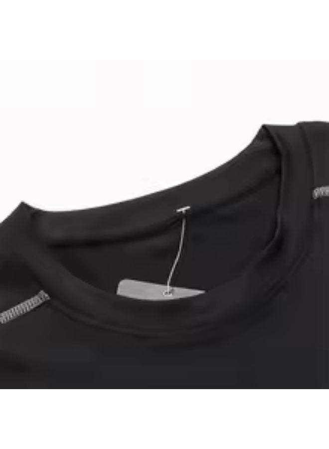 Men's Turtle Neck Thermal Shirt Fleece Lined Ski Cycling Hunting Compression Base Layer,Warm,Quick Dry - Image 2