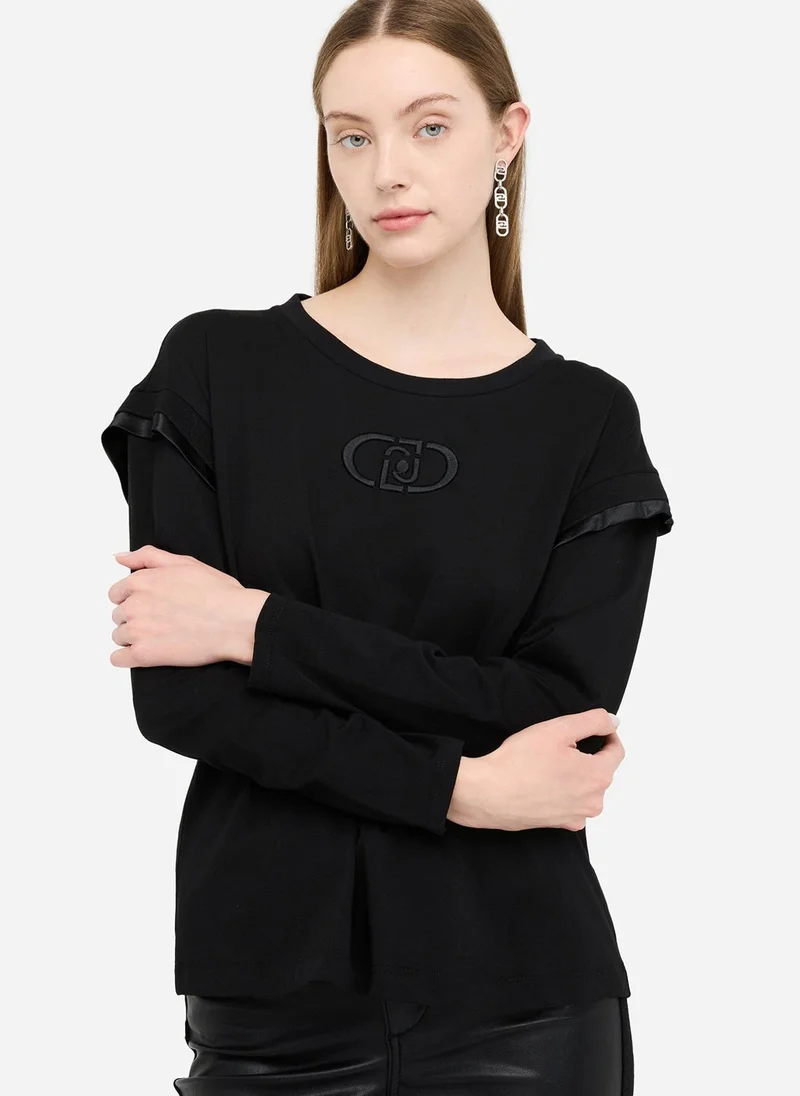 Liu Jo T-shirt with rhinestones