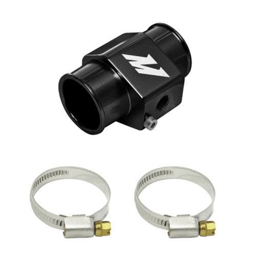 MISHIMOTO Water Temperature Sensor Adapter - 34mm - Black Mishimoto - Image 1