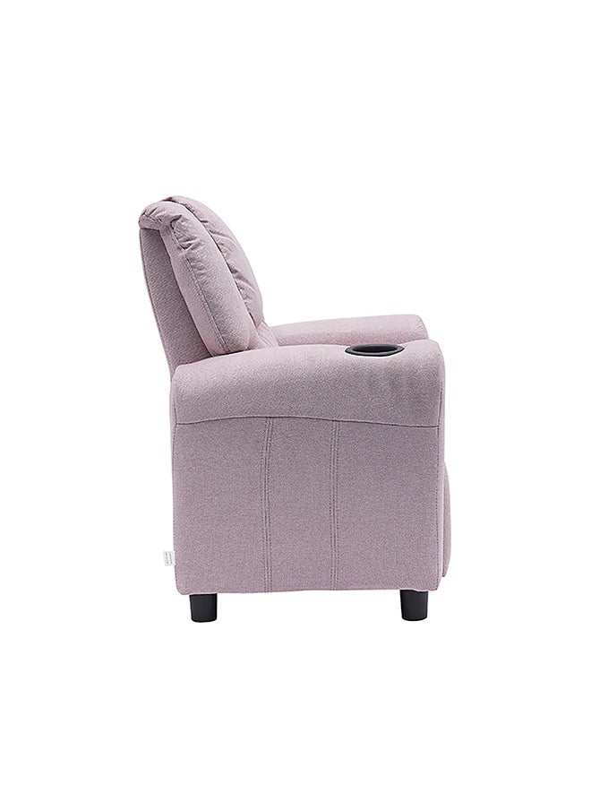 Kiddy Kids Recliner Chair – Comfortable Fixed Design, Soft Fabric, 1-Year Warranty – Mauve Color
