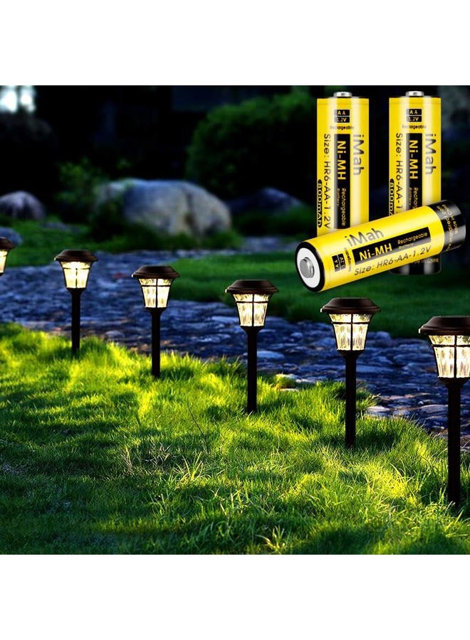 iMah HR6 AA Rechargeable Batteries for Solar Lights 800mAh 1.2V Ni-MH AA-HR6-800mAh_P8 - Image 4