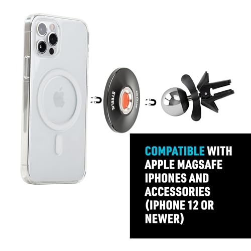 Nite Ize Steelie Vent Kit - Magnetic Cell Phone Holder for Car Vents - Phone Mount - Orbiter Plus - Image 3