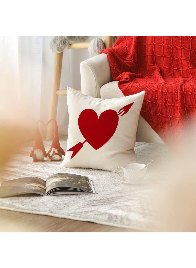 Bluejw 45*45cm Decorative Soft Couple Newlywed Home Pillow Cover 2 Piece Set - Image 5