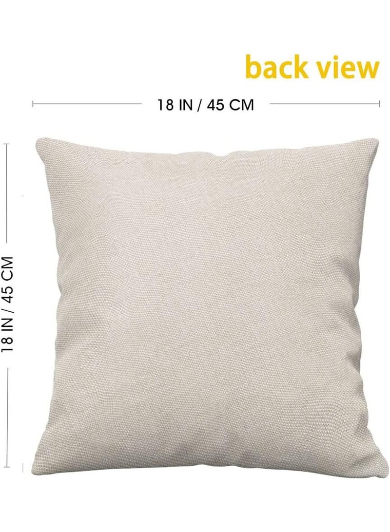 Bluejw 45*45cm Decorative Soft Couple Newlywed Home Pillow Cover 2 Piece Set - Image 4