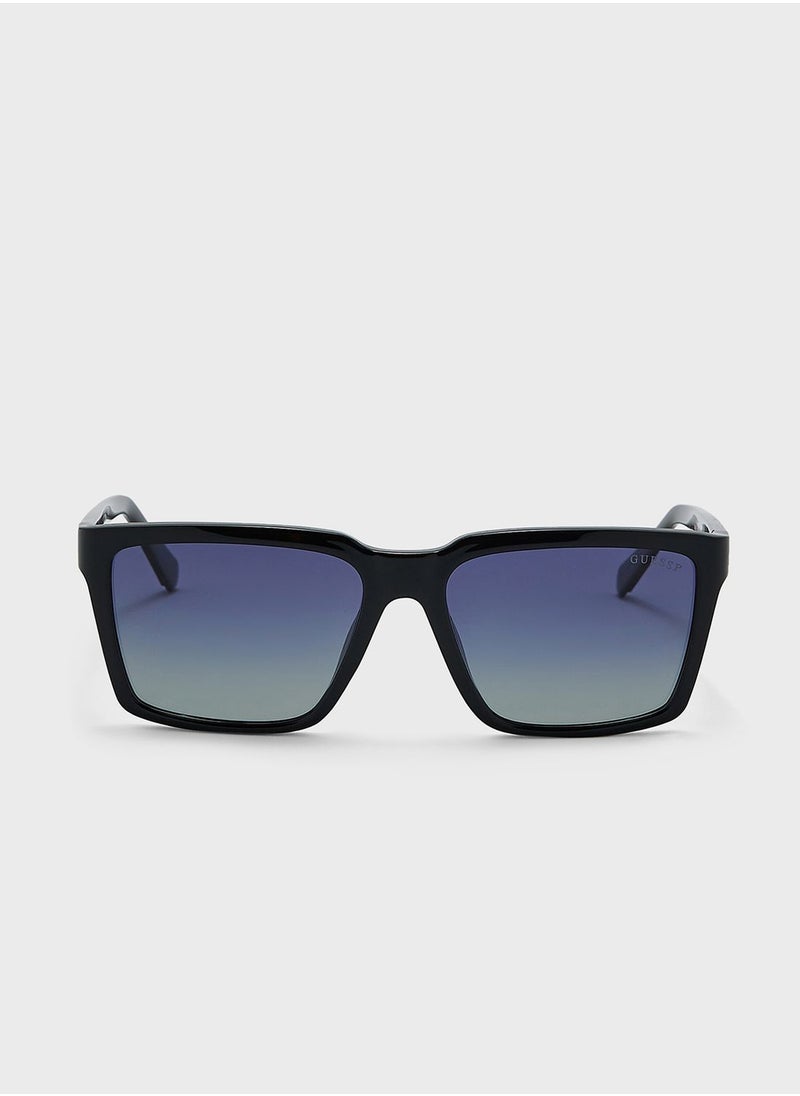 GUESS Full Rim Rectangle Sunglasses  - Image 2