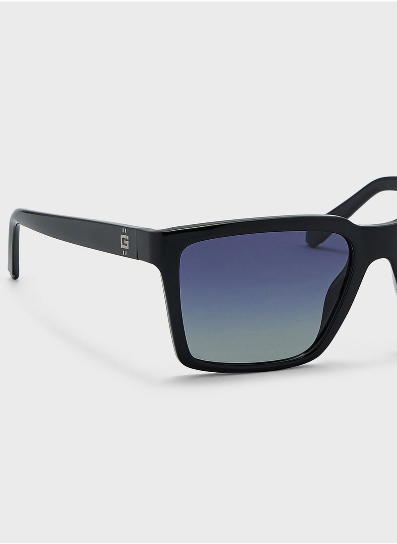 GUESS Full Rim Rectangle Sunglasses  - Image 4