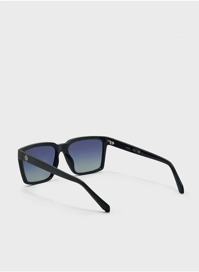 GUESS Full Rim Rectangle Sunglasses