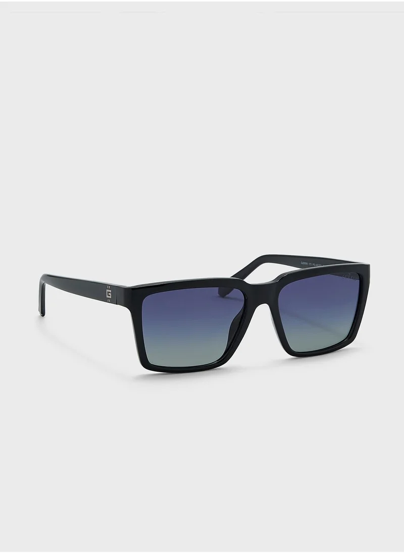 GUESS Full Rim Rectangle Sunglasses