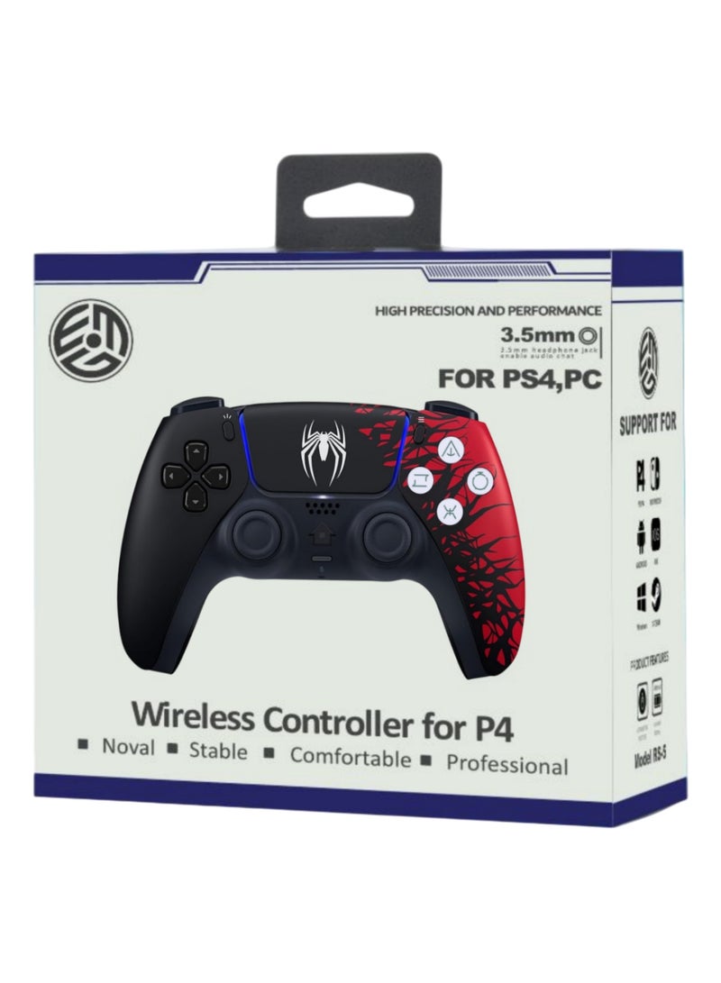 EGM Wireless Controller for PS4, Custom Design V2 Gamepad Joystick for PS4 with Non-Slip Grip of Both Sides and 3.5mm Audio Jack! - Image 4