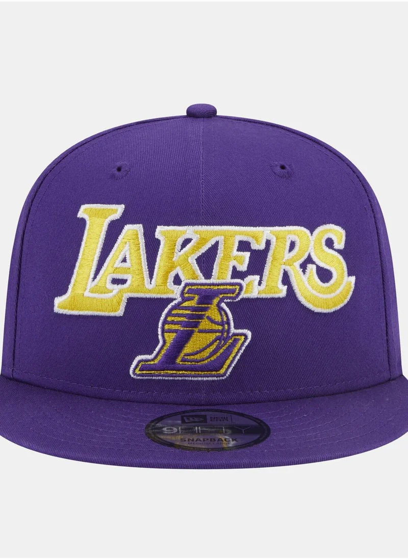 NEW ERA Men's LA Lakers NBA Patch 9FIFTY Cap