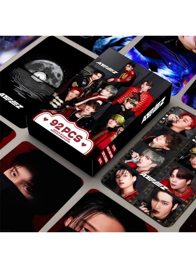 NIBEMINENT 92 Pcs Kpop ATEEZ Lomo Cards Card For Fans Collection Gifts - Image 1