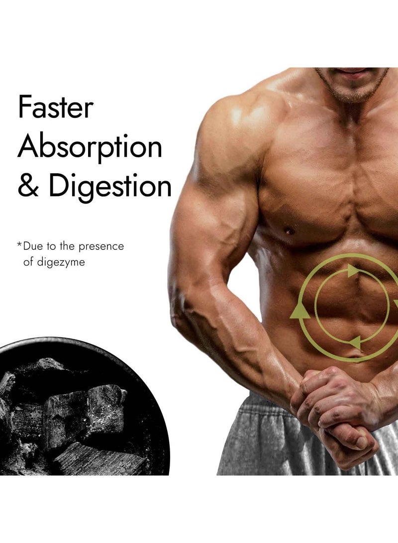 كابيفا تيستو فيول شيلاجيت بروتين مصل اللبن بنكهة الكوكيز والكريمة - Image 3