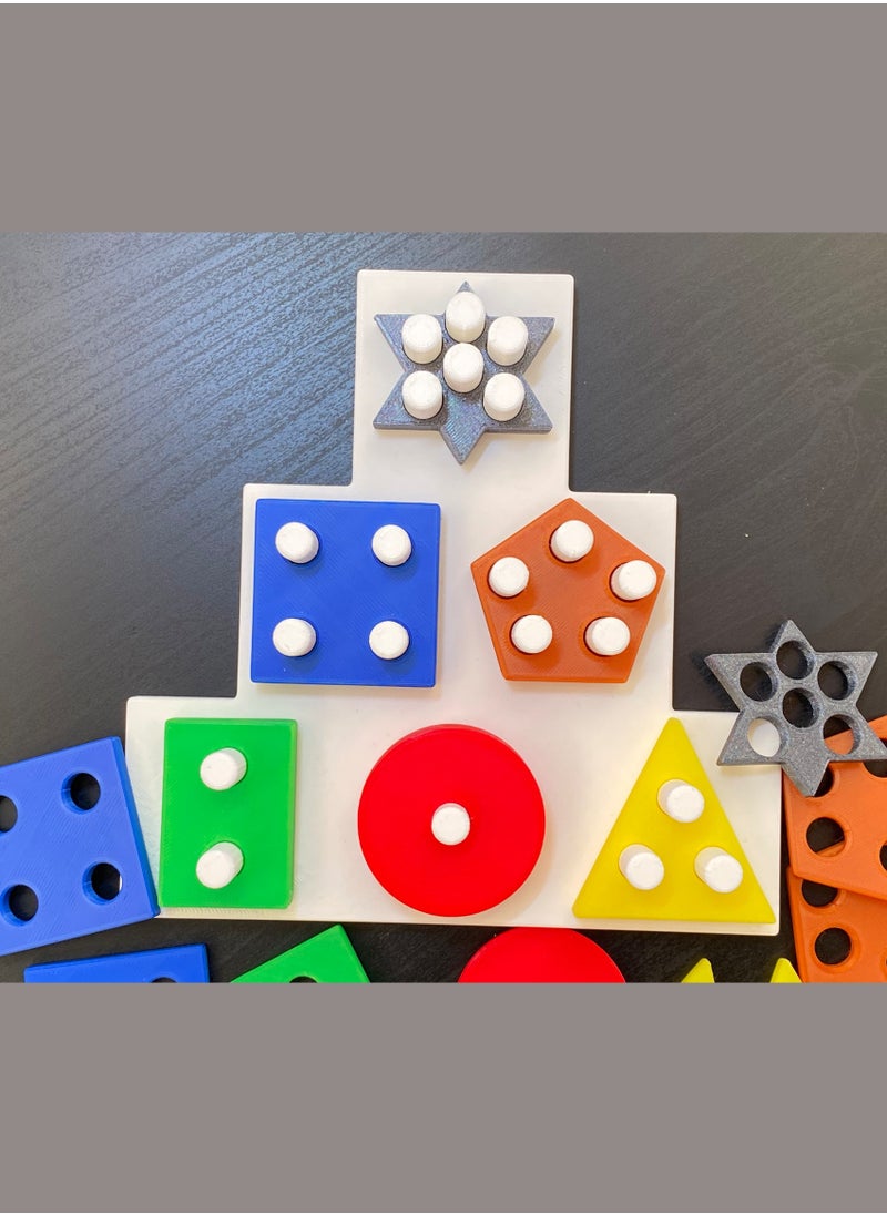 3D Brothers Children Fine Motor Skills Toy - Advanced Shape Set  - Image 4