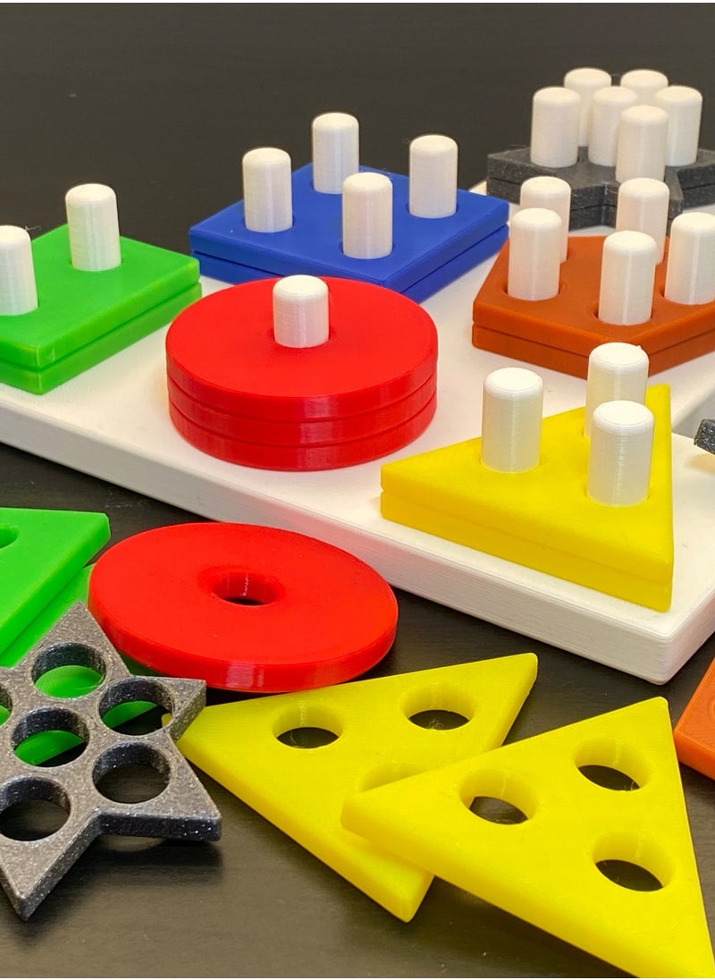 3D Brothers Children Fine Motor Skills Toy - Advanced Shape Set  - Image 5