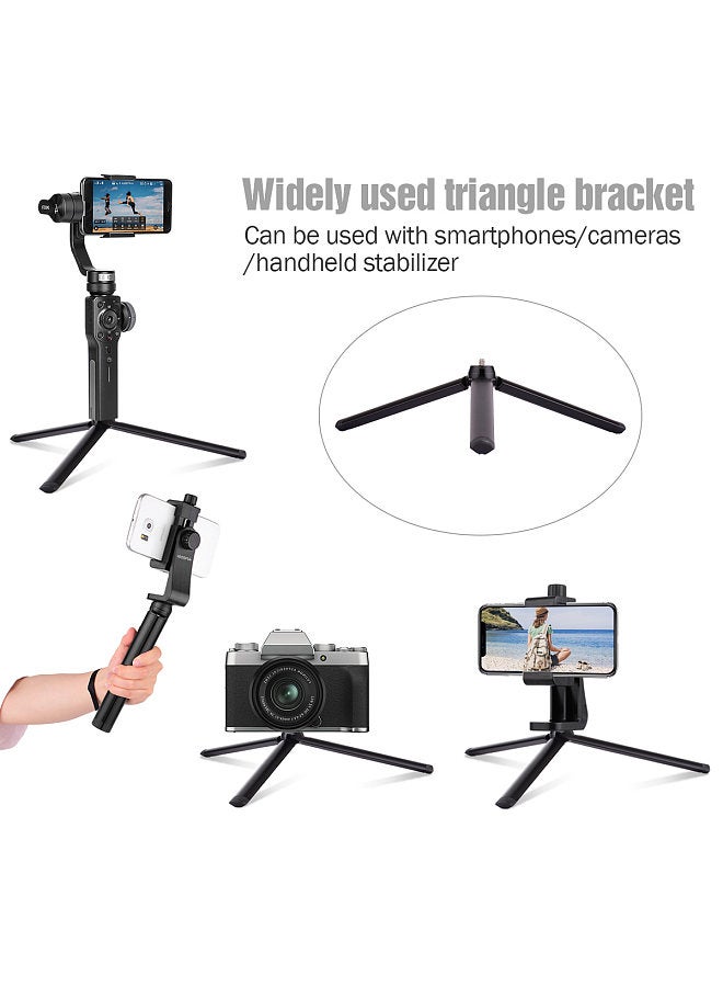 ANDOER 54-inch Extendable Selfie Stick Tripod Stand Aluminum Alloy with Detachable Desktop Tripod Phone Holder Sports Camera Mount Adapter Remote Shutter  - Image 4