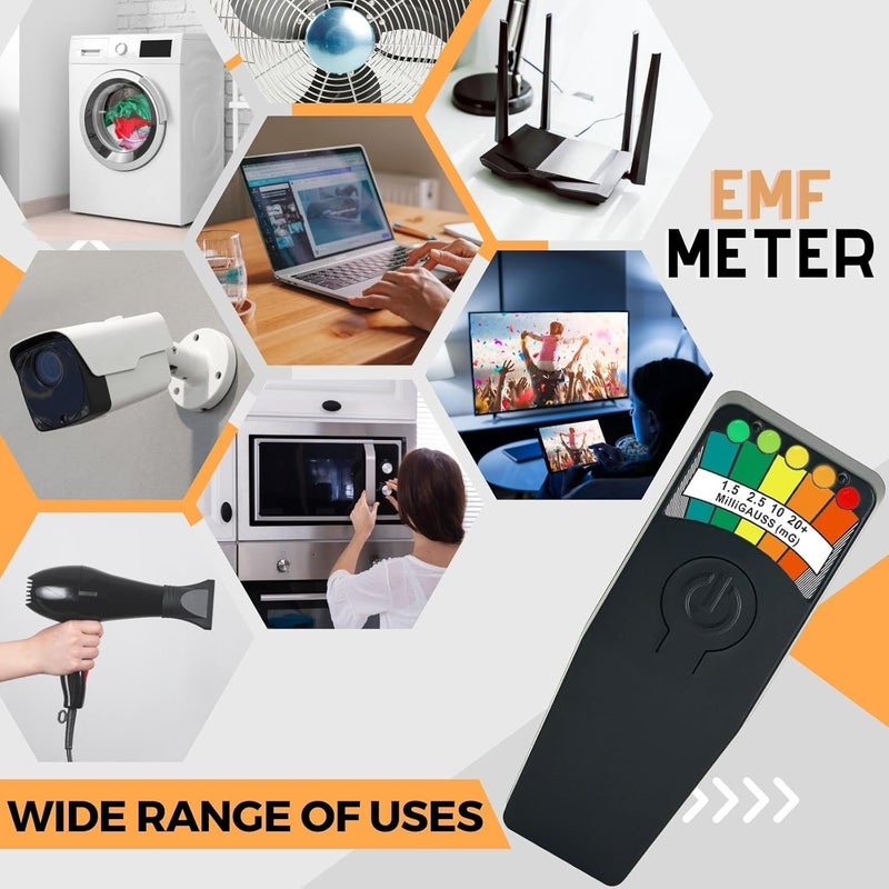 معدات صيد الأشباح المطورة حديثًا - مقياس EMF كاشف المجال المغناطيسي - صندوق الأرواح - معدات خوارق - Image 4