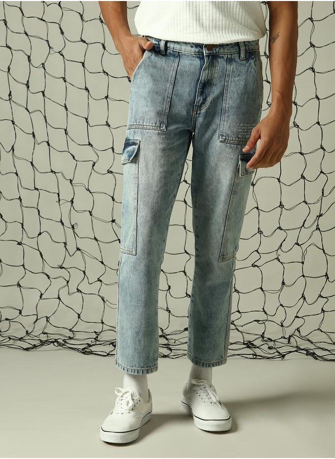 Hubberholme - Men's Indigo Relaxed Tapered Jeans - Casual and Stylish Fit - Image 1
