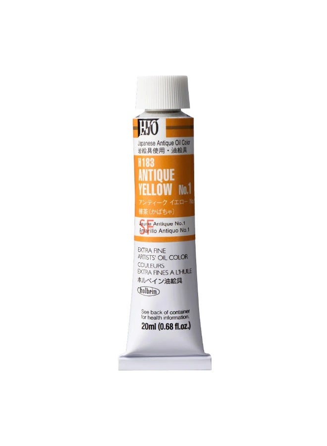 Holbein Artists Oil Colors Antique Yellow No.1 20Ml