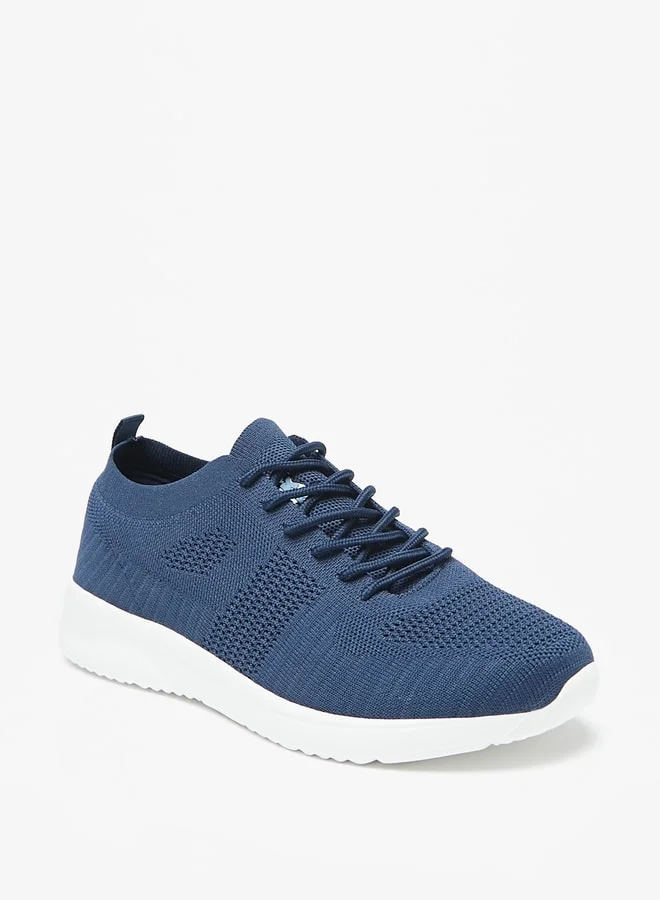 Oaklan by Shoexpress Men's Textured Lace-Up Sports Shoes