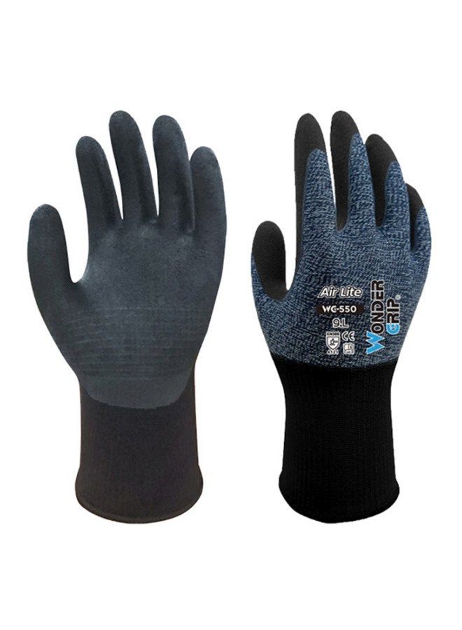 NIBEMINENT Universal Abrasion-Proof Gardening Safety Gloves Black/Grey - Image 1