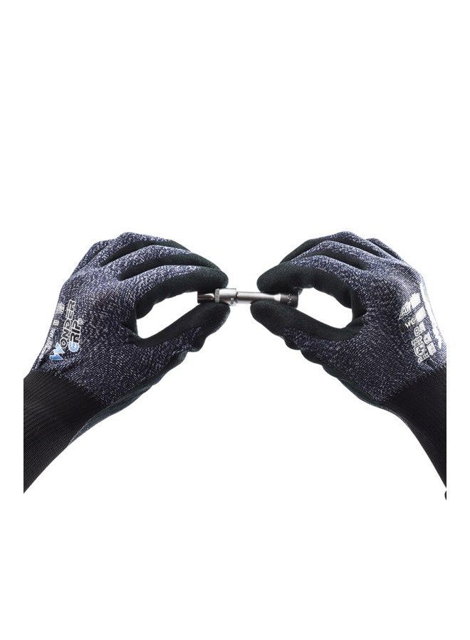 NIBEMINENT Universal Abrasion-Proof Gardening Safety Gloves Black/Grey - Image 3
