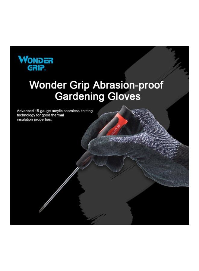 NIBEMINENT Universal Abrasion-Proof Gardening Safety Gloves Black/Grey - Image 5