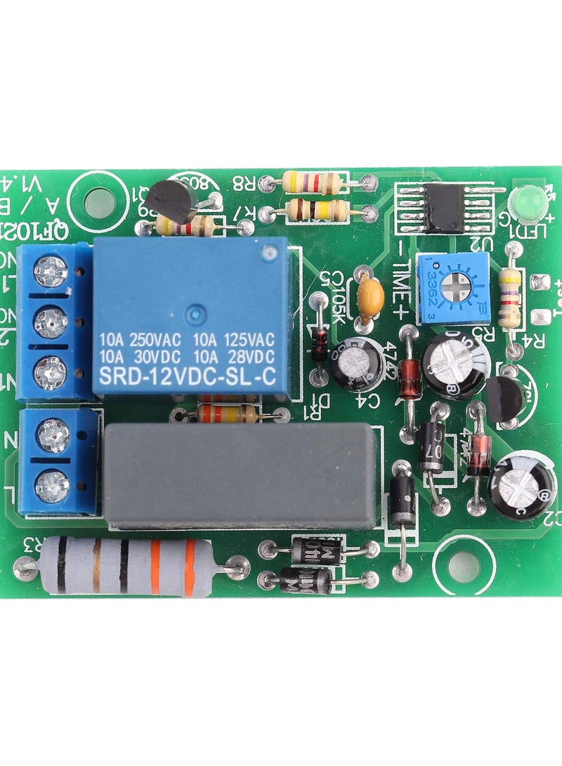 Timer Delay Switch Module AC 220V Adjustable Input/Output Timing Turn Off Board(0 to 10 hours)