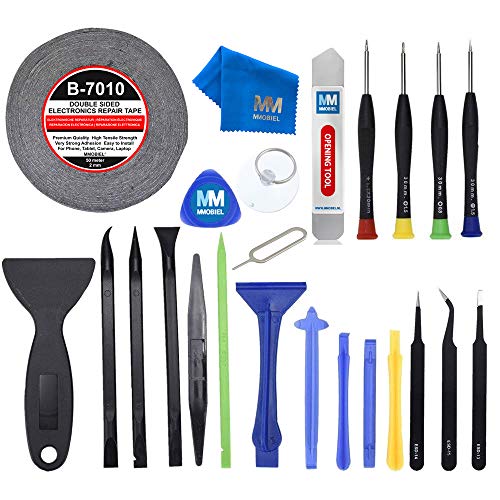MMOBIEL Repair Tool Kit Compatible with iPhone, iPad, Samsung, Tablet, Laptop, Nintendo and More - Precision Screwdriver Set - 24 Pcs - Complete Professional Universal Toolkit - Image 1