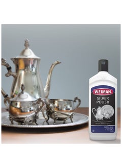 Weiman Silver Polish and Cleaner - 8 Ounce - Clean Shine and Polish Safe Protective Prevent Tarnish  - Image 2