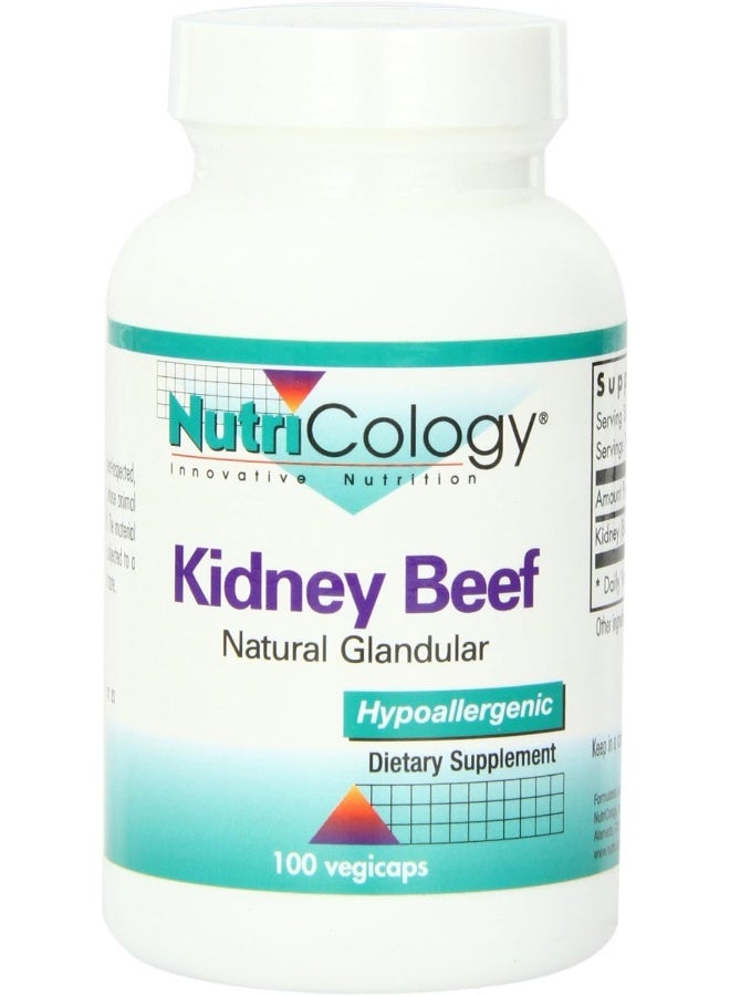 نوتريكولوجي كبسولات لحم البقر، 100 كبسولة - Image 1