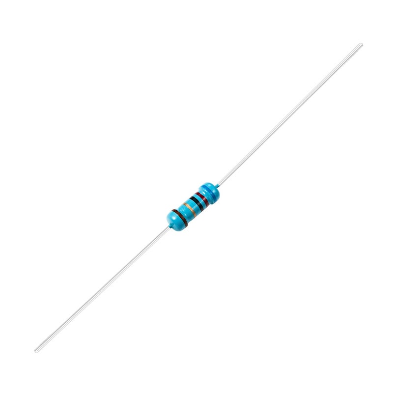 CHANZON 100pcs 1/2W (0.5W)62Ω ohm Metal Film Fixed Resistor 0.01 ±1% Tolerance 62 R MF Through Hole Resistors Current Limiting Rohs Certificated - Image 2