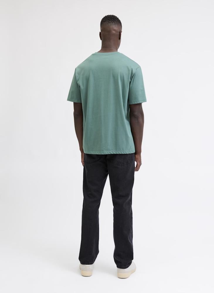 ج ج ريبل تيشيرت برقبة مستديرة وشعار وقصة مريحة - Image 2