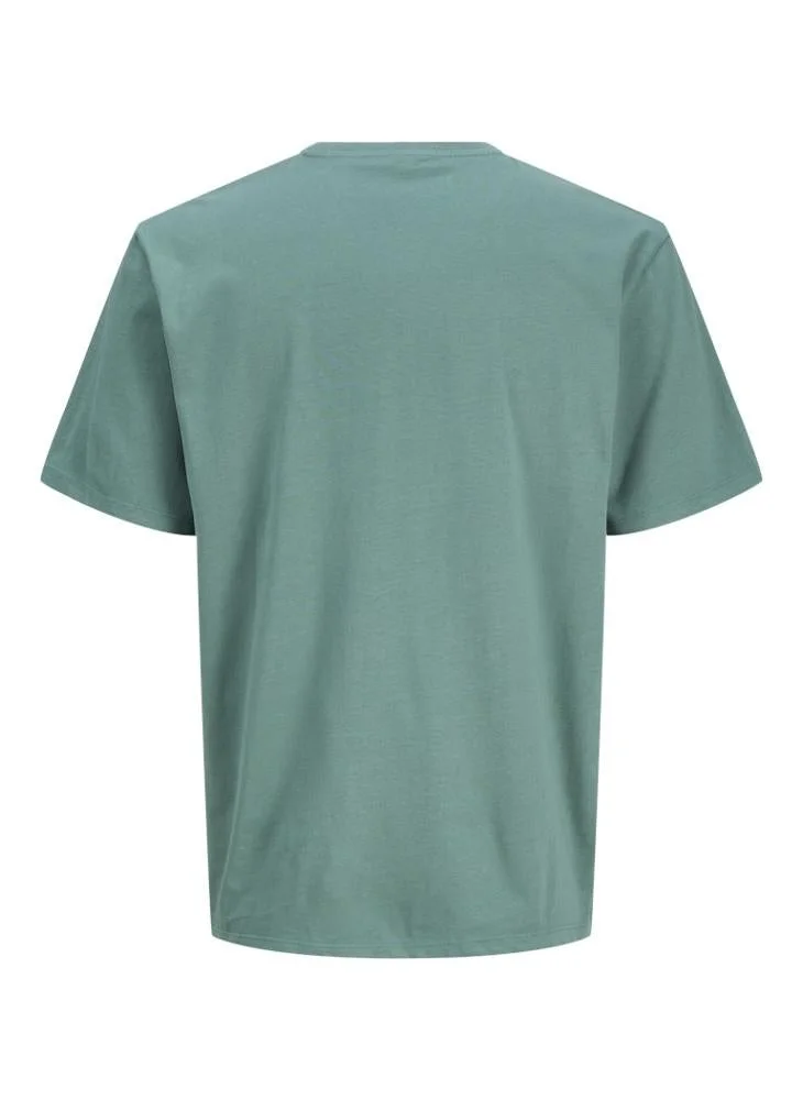 JJ Rebel Logo Regular Fit Crew Neck T-Shirt