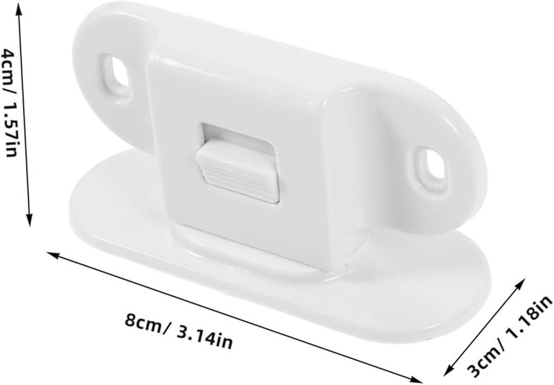 Tehaux Adjustable Window Security Lock Child Safety No Drill Installation White - Image 3