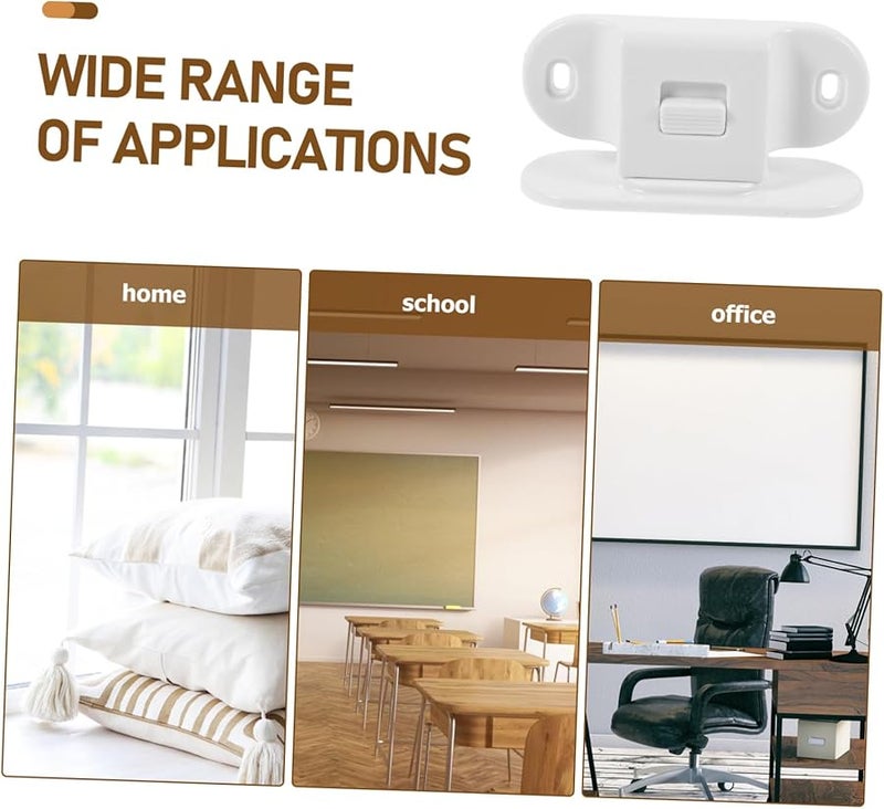 Tehaux Adjustable Window Security Lock Child Safety No Drill Installation White - Image 4