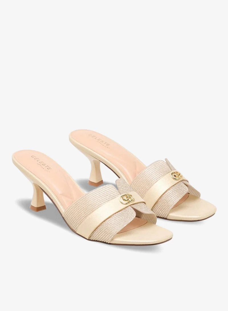 Celeste Women Kitten Heel Sandals Ramadan Collection
