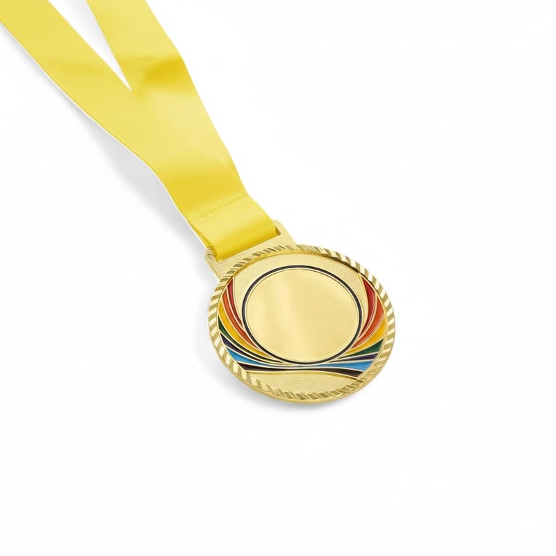 Canbee Sports Medal for School Winner, Olympic, Sports Champion, Cricket, Football, Badminton, Race, Volleyball, Basketball or Office RNR Rewards Madel (Premium Gold - 1 Medal) - Image 1