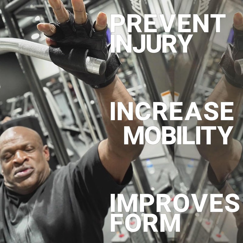 Schiek Sports Ronnie Coleman Signature Platinum Grips - Image 2