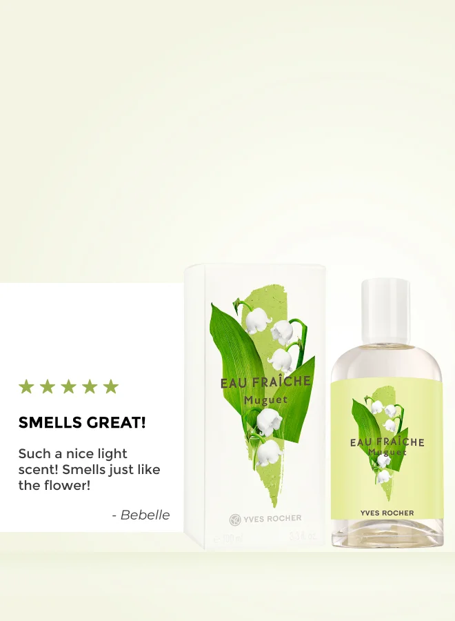 Yves Rocher Eau Fraiche Muguet 100Ml Bottle