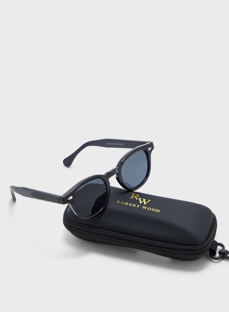 روبرت وود Polarized Lens Wayfarer Sunglasses