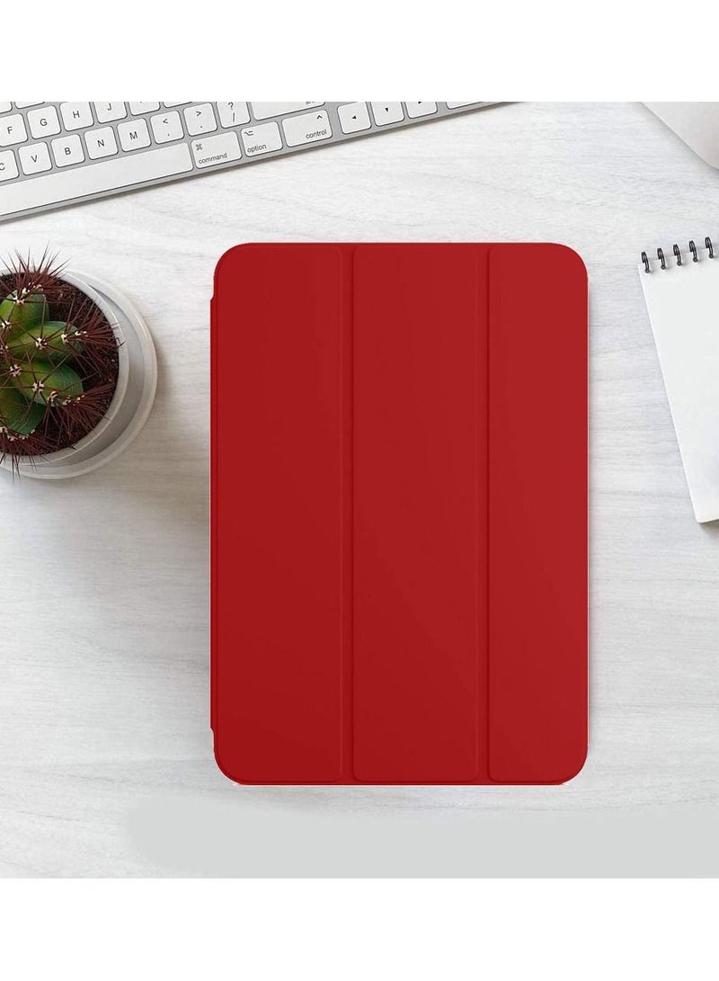 Case for Apple iPad Pro 12.9-Inch (2022/2021/2020/2018) with Protective Stand Cover Back, Auto Wake/Sleep - Red - Image 4